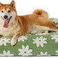 Dog Beds Large Sized Dog Thick Shredded Chopped Foam Pet Bed Dog Bed Indoor With Removable Cover Cute Modern Fuzzy Plush  Anti Slip Bottom