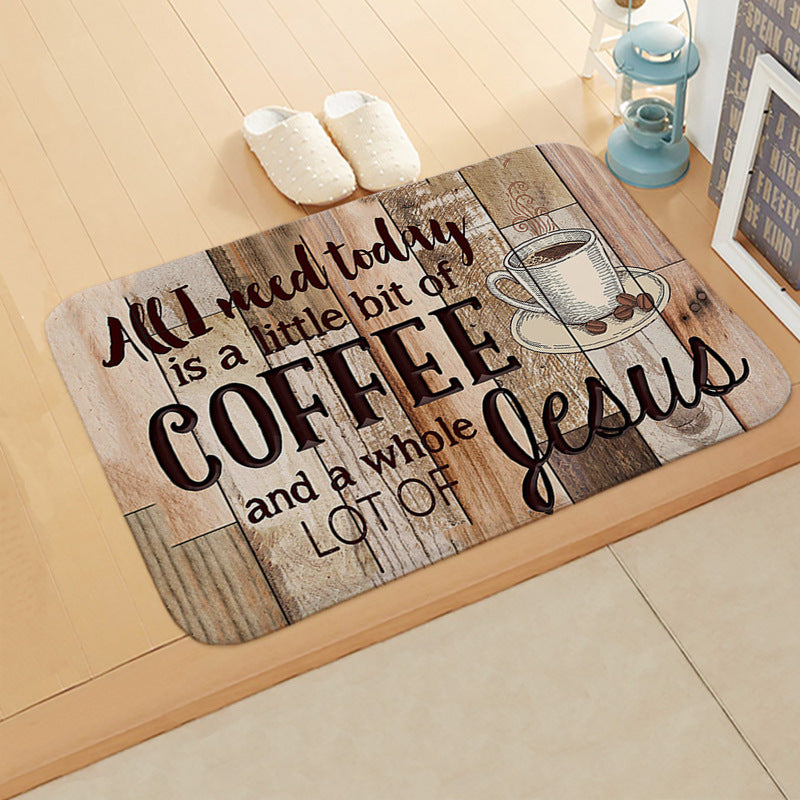 Home Printed Mat Kitchen Mat