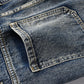 Punk Loose Straight Trousers Men