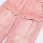 Fashion Personality Loose Denim Trousers Men