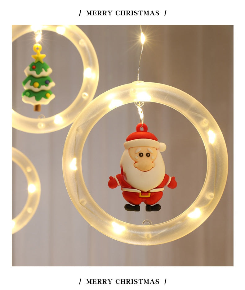 LED Christmas Curtain Lights, Indoor Scene Decoration
