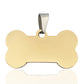 Stainless Steel Dog Tag Necklace Titanium Steel Pet Identity Tag Listing