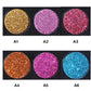 Sequin eye shadow tray