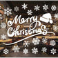 Christmas color window stickers