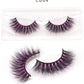 3D color mink false eyelashes