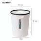Simple Glossy Color Trash Can Kitchen Large Capacity