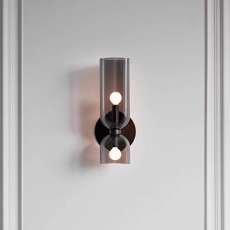 Creative Living Room Background Wall Glass Wall Lamp