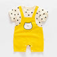 Baby Boy Jumpsuit Summer Short Sleeve Thin Toddler Clothes Cotton