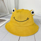Fashionable Summer Hats For Children And Adults With Frog Pattern