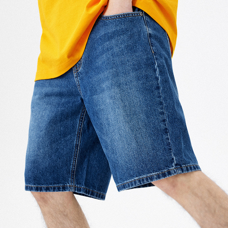 Casual Men's Cotton Shorts Jeans