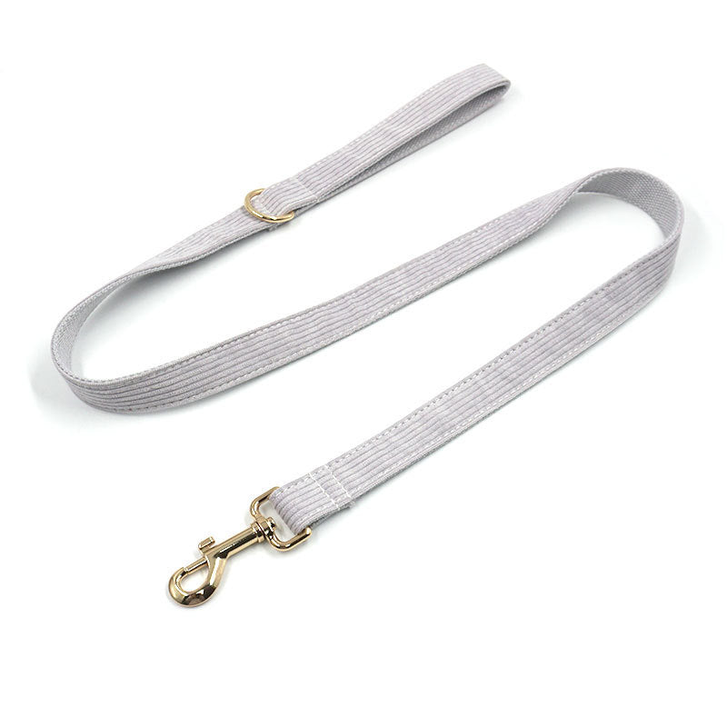 Corduroy Dog Collar Personality DIY Lettering