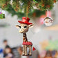 Christmas Christmas Tree Decoration Acrylic Flat Hanging Decorations
