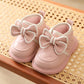 Girl Baby Simple Bow Cotton Shoes