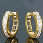 IOGOU 2.5mm Moissanite Hoop Earrings