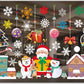 Christmas color window stickers