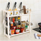 Kitchen seasoning rack
