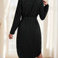 Women's Solid Color Long Sleeve Midi Dress Fall Women Dresses