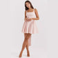 Square Neck Sleeveless Dress With Backless