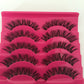 Man-made Fiber False Eyelashes Natural False Eyelashes Set