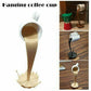 Floating Coffee Cup Mug Sculpture Kitchen Decor Pouring Spilling Decoration