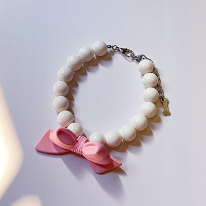 Pet Supplies Collar Collar Bow Cat Necklace