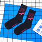 Angel Mid Tube Simplified Letters For Men And Women Sports Casual Trend Socks
