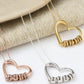 Personalized Heart Necklaces Women Jewelry Custom Name Necklaces & Pendants Mothers Day Gift