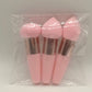 Three Brushes Set Sponge Beauty Blender Cushion Compact Wet And Dry Dual-use Beauty Blender Makeup Tools