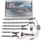 Automobile and motorcycle modified universal one for six LED remote control lights RGB atmosphere lights decorative lights atmosphere lights car decoration