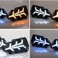 Car modified two-color daytime running lights