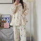 Pajama Sets Women Print Student Breathable Casual