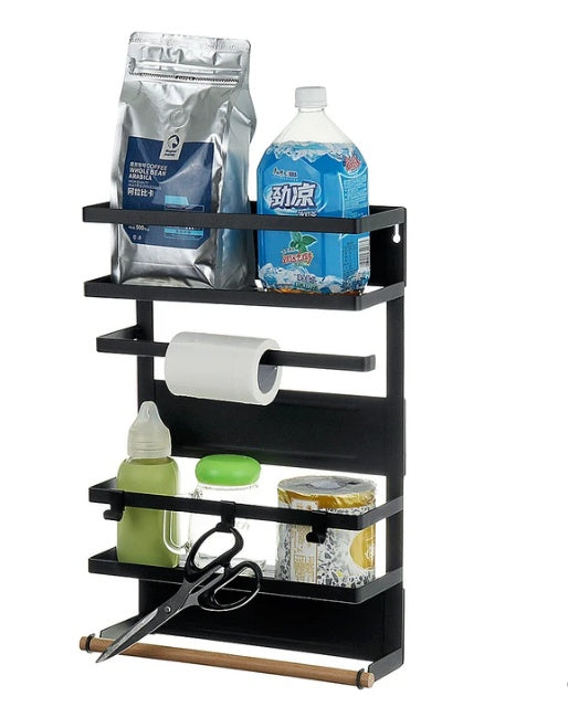 Creative Kitchen Supplies Refrigerator Rack Rack Washing Machine Rack Kitchen Multifunctional Magnet Storage Rack