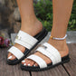 Women’s Summer Buckle Flats