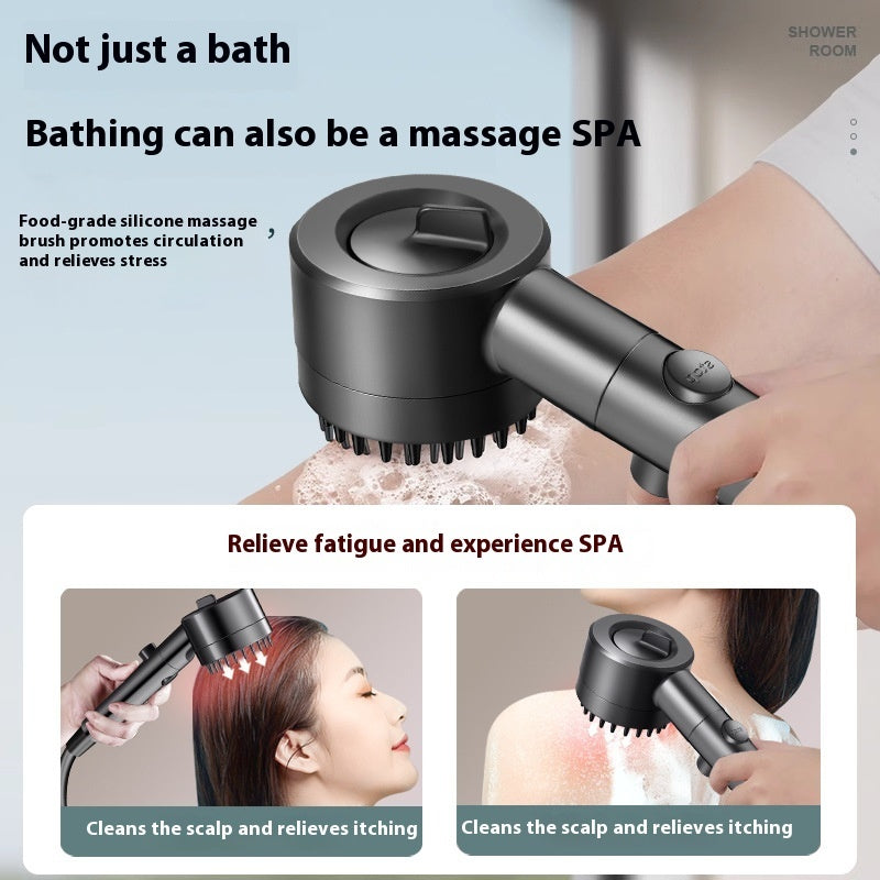 Supercharged Shower Head Pressurized Filtration Bath Set