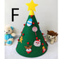 DIY Felt Christmas Tree With Three-dimensional Christmas Tree