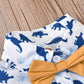 Baby Boy Summer New Short Sleeved Kazakhstan Shorts Suit Boy