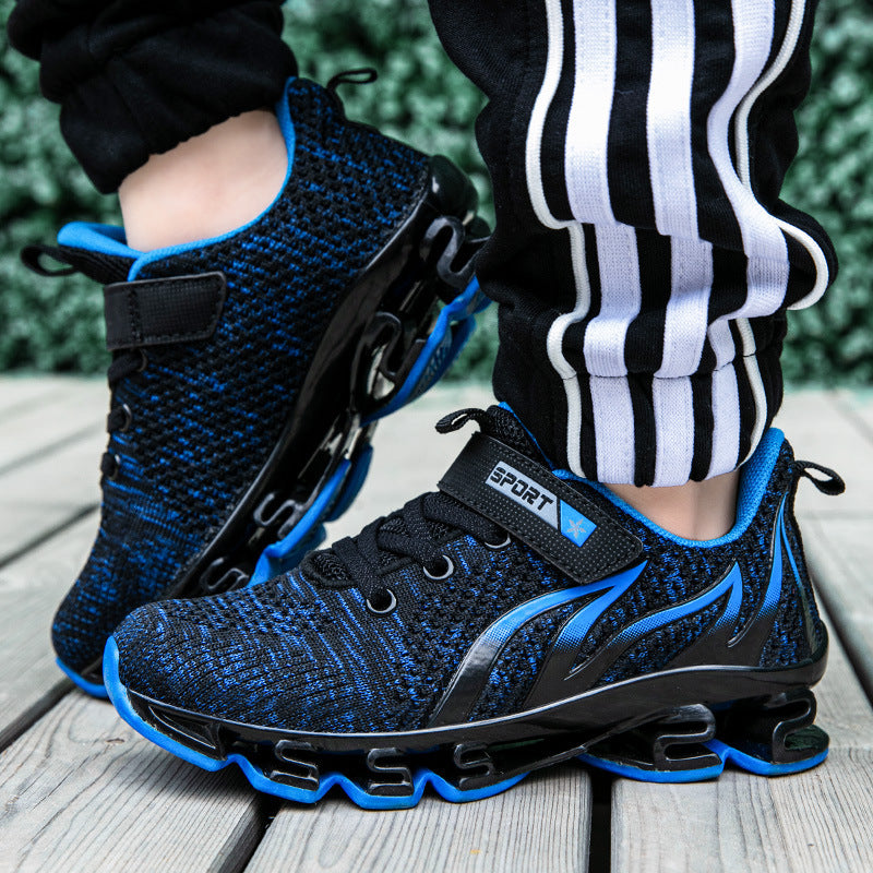 Boy Shoes Mesh Medium And Large Children's Sports Shoes Little Boy 31-39 Size Fashion Fashion Shoes