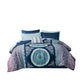 Queen Boho Comforter Set With Bed Sheets