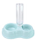 Double Bowl Automatic Pet Bowl Feeder Cat Waterer