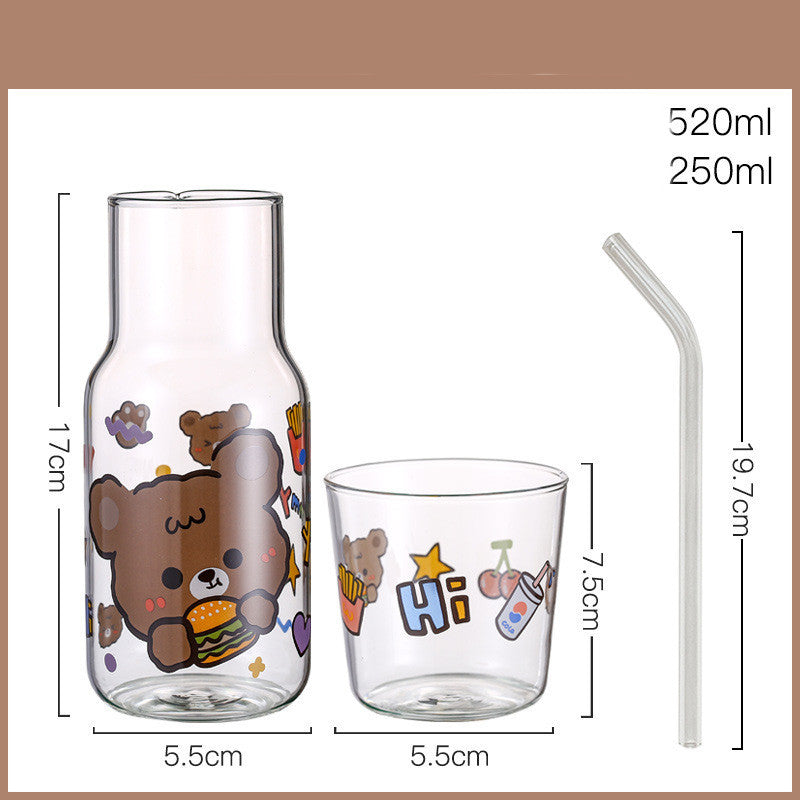 Creative High Borosilicate Glass Water Cup