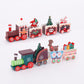 Christmas Decorations Wooden Train Children's Gifts