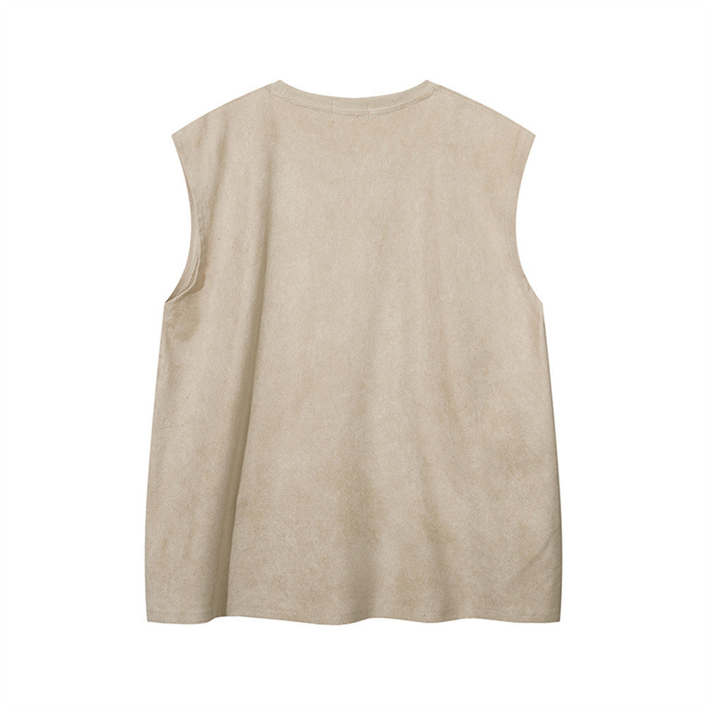 Face Changing Mask Casual Vest Men