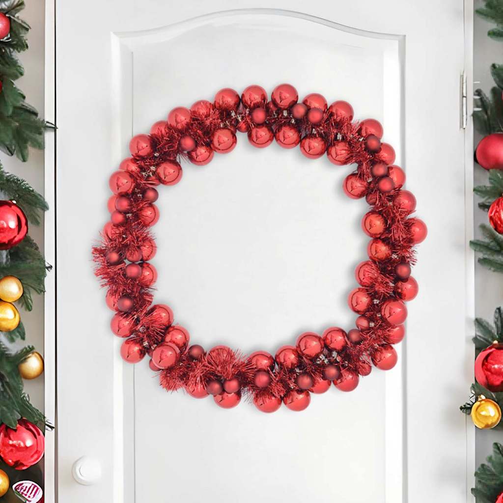 Christmas bauble garland 186 cm polystyrene   Christmas bauble garland 186