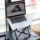 Folding portable lifting laptop computer stand