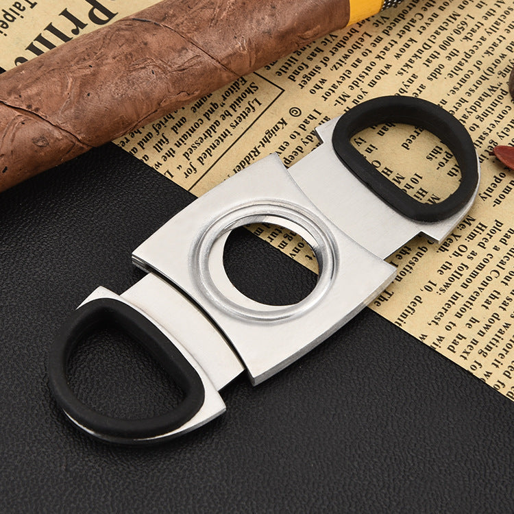 Cuban Cigar Cutter Knife Pocket Scissors Tobacciana FIT Cohiba Stainless Steel