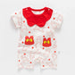 Baby Boy Jumpsuit Summer Short Sleeve Thin Toddler Clothes Cotton