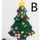 DIY Felt Christmas Tree With Three-dimensional Christmas Tree