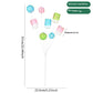 Christmas Decorations Macaron Color Christmas Twig Cutting Furnishings