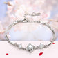 925 Sterling Silver Necklace For Women Forever Heart AAA Zircon Mosaic Necklaces & Pendants Gift
