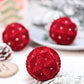 Christmas Ball Decorations Flocking Package Pendant